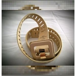 Roof's genuine leather belt light brown Large